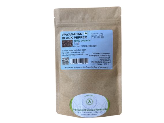 Organic Black Pepper (Kali Mirch) - Extra Bold